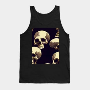 skull pattern Tank Top